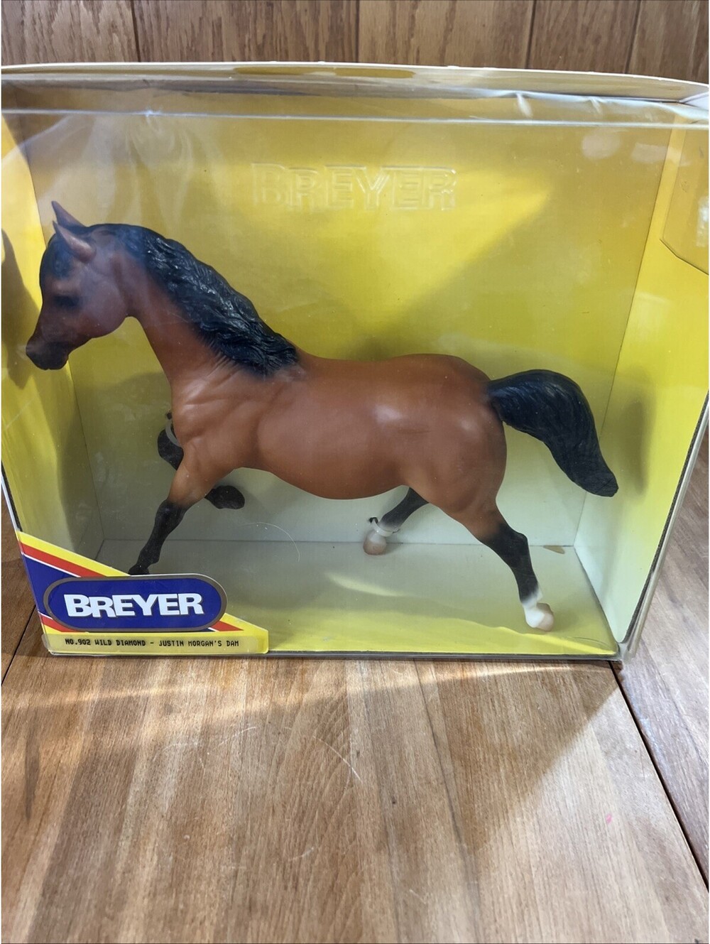 VTG Breyer 902 Wild Diamond Justin Morgan's Dam 1:9 Running Mare Retired '94-'95